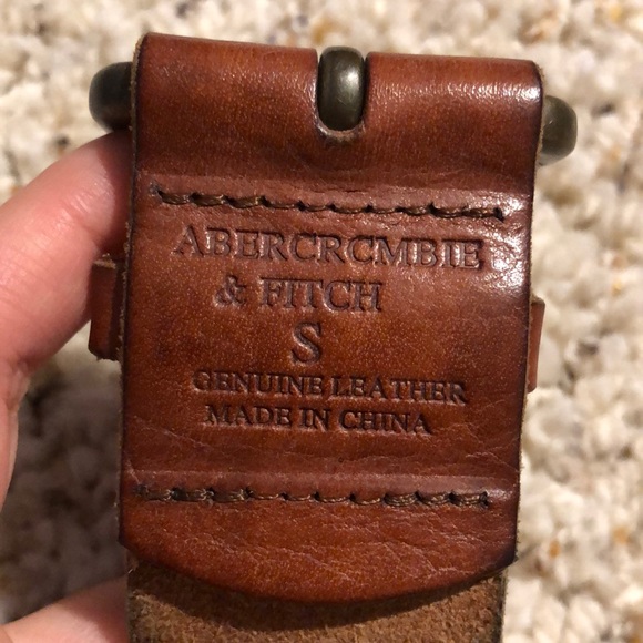 Abercrombie & Fitch Genuine Leather Belt - Picture 8 of 8